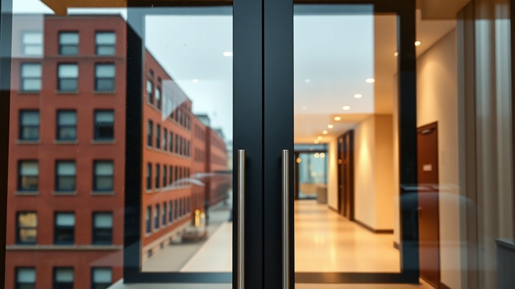 Glass Doors Broad Green